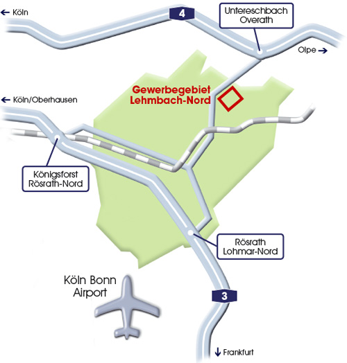 Lehmbach in Rösrath Karte